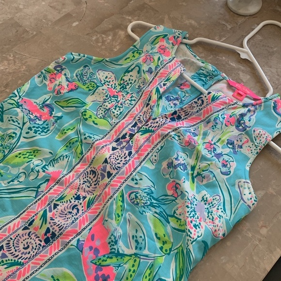 Lilly Pulitzer Kelby‎ Shift Dress size 4 summer vacation travel beach party - Picture 10 of 10